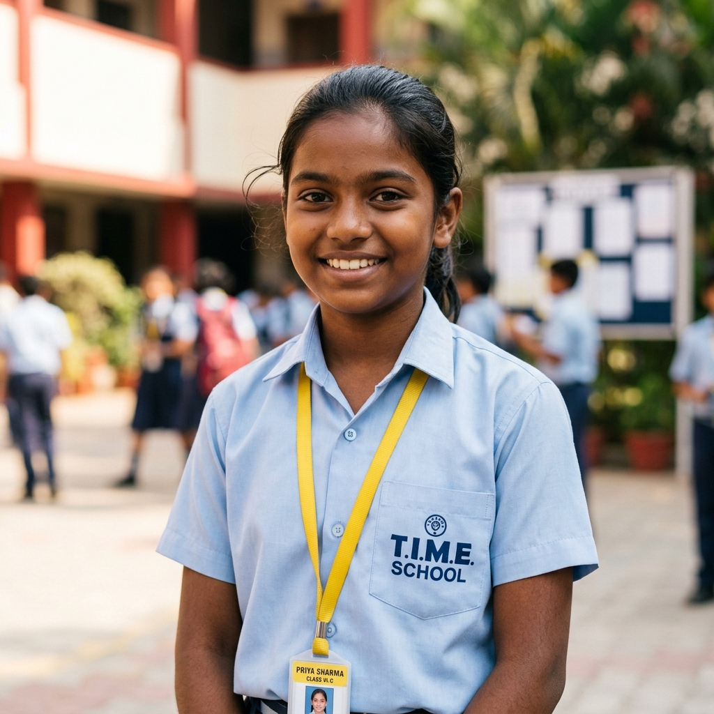 T.I.M.E. School Student
