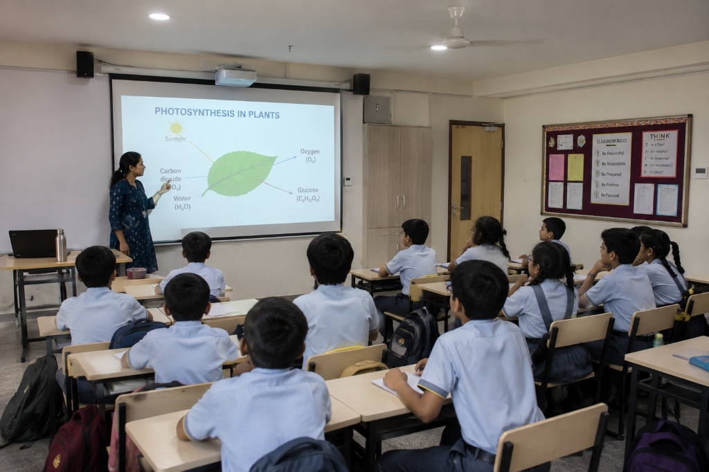 Smart Classrooms for Interactive Learning at T.I.M.E. School